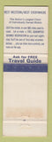Matchbook Cover - Best Western Black Oak Motor Lodge Paso Robles CA