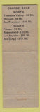 Matchbook Cover - Coarse Gold Inn Coarsegold CA low phone # WEAR