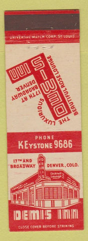 Matchbook Cover - Demis Inn Denver Colorado