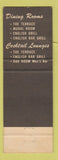 Matchbook Cover - St Francis Hotel San Francisco CA