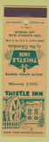 Matchbook Cover - Thistle Inn Los Angeles CA WEAR