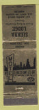 Matchbook Cover - Sierra Lodge Merced CA