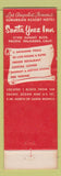 Matchbook Cover - Santa Ynez Inn Pacific Palisades CA