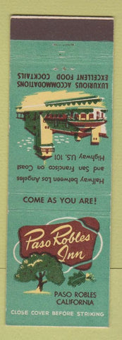 Matchbook Cover - Paso Robles Inn CA