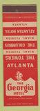 Matchbook Cover - Georgia Hotel Atlanta GA Atlantan Columbus Hotel Miami
