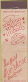 Matchbook Cover - New Hotel Monteleone New Orleans LA Midget