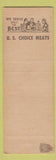 Matchbook Cover - Cherokee Restaurant Motel Dahlonega GA