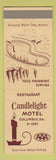 Matchbook Cover - Candlelight Motel Columbus GA