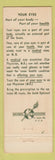Matchbook Cover - Corley's Opticians Macon GA