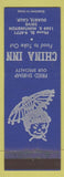 Matchbook Cover - China Inn Duarte CA WEAR