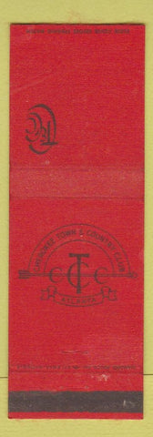 Matchbook Cover - Cherokee Town and Country Club Atlanta GA WEAR