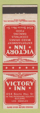 Matchbook Cover - Victory Inn Los Angeles CA
