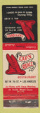 Matchbook Cover - Cap n Quill Los Angeles CA WORN