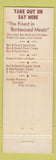 Matchbook Cover - Big Horn BBQ San Francisco CA