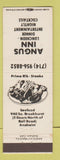 Matchbook Cover - Angus Inn Anaheim CA