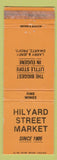 Matchbook Cover - Hilyard Street Market Eugene OR WORN