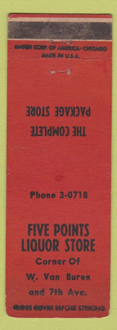 Matchbook Cover - Five Points Liquor Store Phoenix AZ WEAR