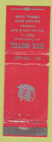 Matchbook Cover - Ute Motel Vernal UT