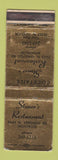 Matchbook Cover - Stoner's Restaurant Montrose CA WEAR