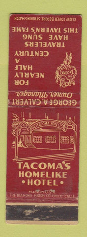 Matchbook Cover - The Tacoma Hotel WA WEAR