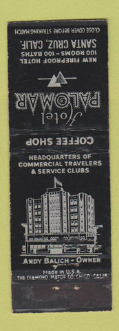 Matchbook Cover - Hotel Palomar Santa Cruz CA