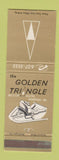 Matchbook Cover - Golden Triangle Motor Hotel Norfolk VA