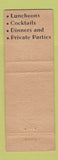 Matchbook Cover - The Keys Indianapolis IN WEAR