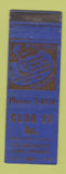 Matchbook Cover - Club 25 Gary IN WEAR