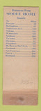 Matchbook Cover - Hotel Moore Seattle WA girlie WORN