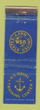 Matchbook Cover - US Naval Training Center WORN