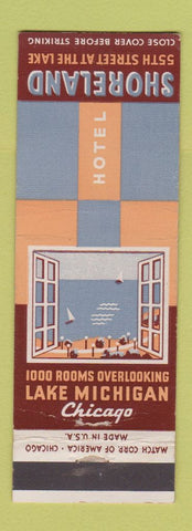 Matchbook Cover - Hotel Shoreland Chicago IL