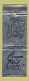 Matchbook Cover - Canyon Club Williams AZ WEAR