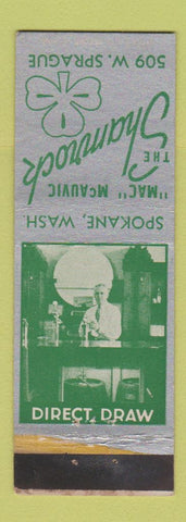 Matchbook Cover - Mac McAuvic Shamrock Spokane WA WEAR