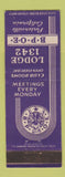 Matchbook Cover - Elks Lodge Porterville CA