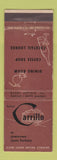 Matchbook Cover - Hotel Carrillo Santa Barbara CA