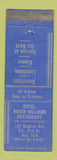 Matchbook Cover - Hotel Roger Williams Restaurant New York City WEAR