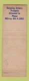 Matchbook Cover - Hotel Roger Williams Restaurant New York City WEAR