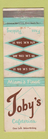Matchbook Cover - Roby's Cafeterias  WEAR