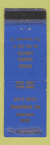 Matchbook Cover - Day's Hotel Kennebunk Inn ME WORN