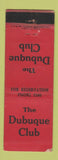 Matchbook Cover - Dubuque Club IA? WORN
