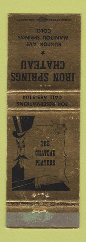 Matchbook Cover - Iron Springs Chateau Manitou Springs Colorado