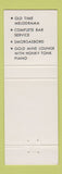 Matchbook Cover - Iron Springs Chateau Manitou Springs Colorado