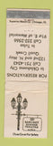 Matchbook Cover - Gaslight Dinner Theatre Oklahoma City Tulsa OK WORN