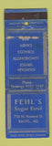 Matchbook Cover - Fehl's Sugar Bowl Baltimore MD WORN