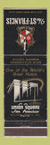Matchbook Cover - St Francis Hotel San Francisco CA