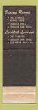 Matchbook Cover - St Francis Hotel San Francisco CA