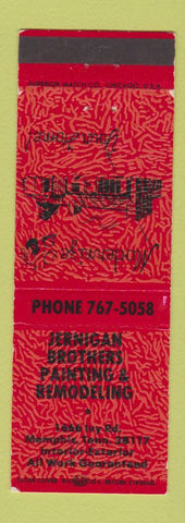 Matchbook Cover - Jernigan Brothers Painting Memphis TN