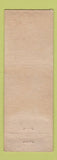Matchbook Cover - Mohawk Motors Malden MA WORN