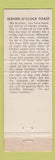 Matchbook Cover - Elks Lodge Burbank CA WEAR
