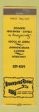 Matchbook Cover - Branding Room Santa Monica CA